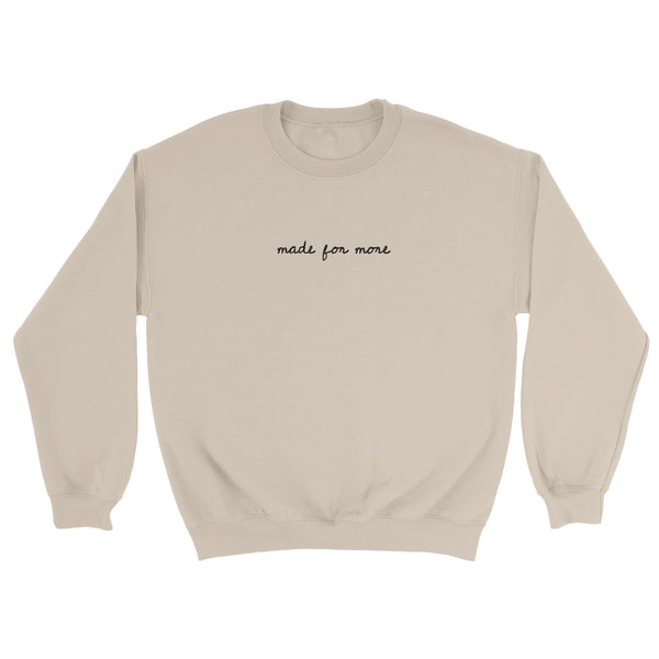“Made for more” Classic Unisex Crewneck Sweatshirt | Gildan® 18000