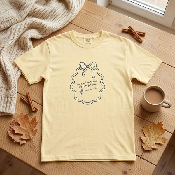 How much more-Unisex Heavyweight Crewneck T-Shirt | Comfort Colors C1717 Butter