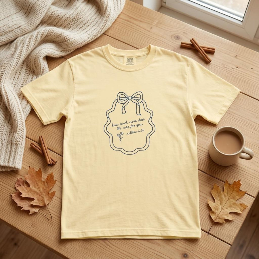 How much more-Unisex Heavyweight Crewneck T-Shirt | Comfort Colors C1717 Butter