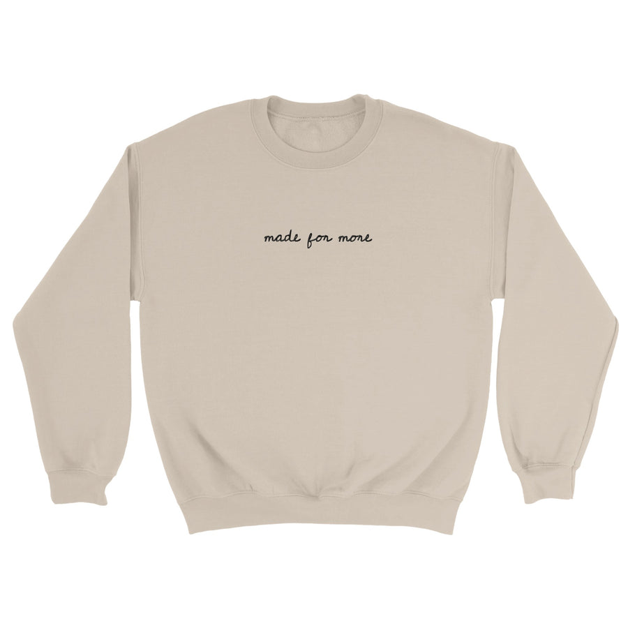 “Made for more” Classic Unisex Crewneck Sweatshirt | Gildan® 18000