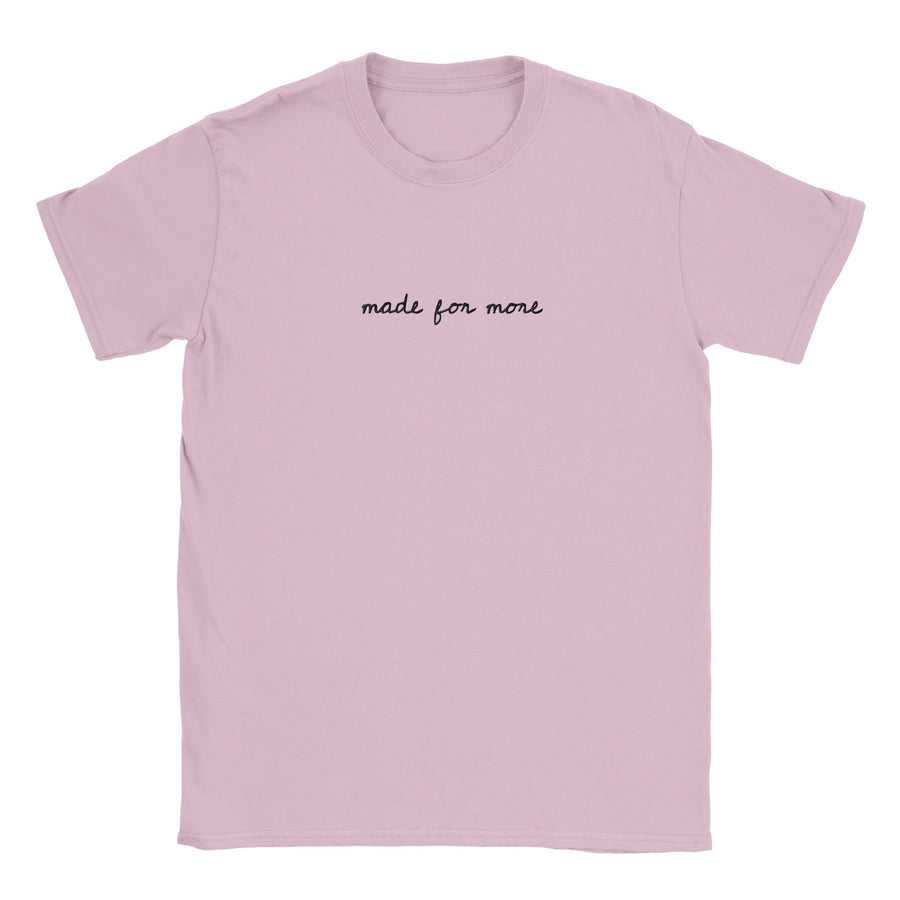 Made for More-Classic Kids Crewneck T-shirt | Gildan® 5000B Light Pink