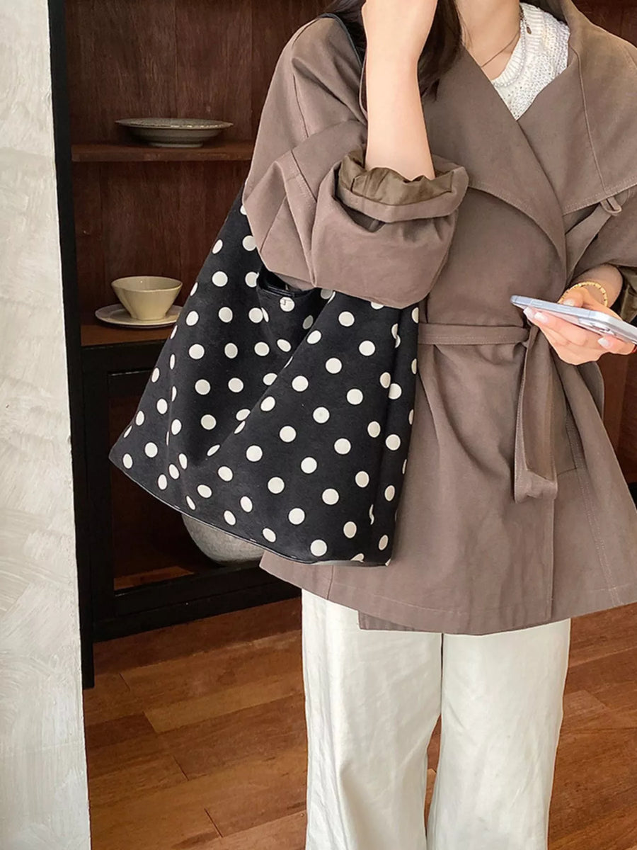 Polka Dot Shoulder Bag